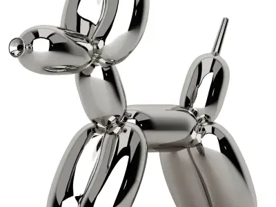 balloon dog 3D model buy