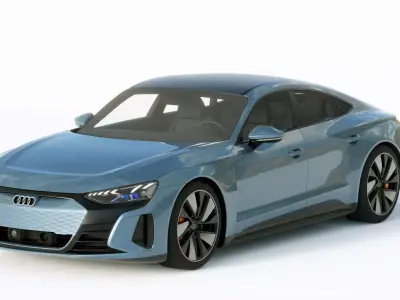 Audi E-Tron GT quattro 2022 3D model