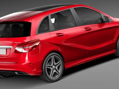 Mercedes-Benz B-Class AMG 2015 3D model
