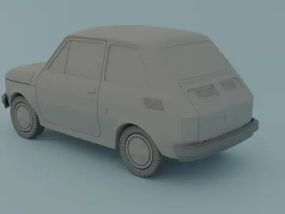 Polski FIAT Free 3D print model