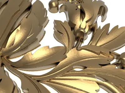  decorative pattern ready for 3D printing 3D model