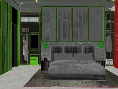BEDROOM 3D model get