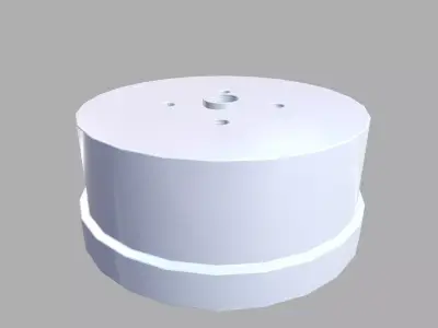 Brake Drum Low-poly 3D model