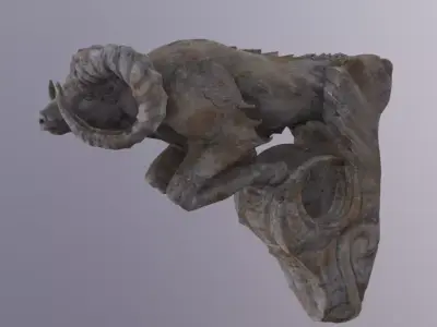 Gargoyles Low-poly 3D model