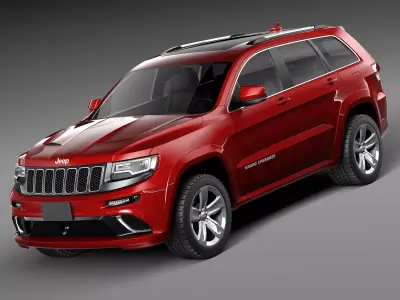 Jeep Grand Cherokee SRT 2014 3D model