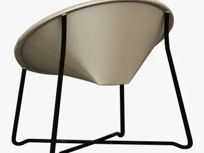 BAXTER ASKIA XXL ARMCHAIR 3D model