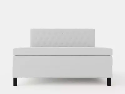 Lucky Continental Bed 160x200 Polyeter Low-poly 3D model