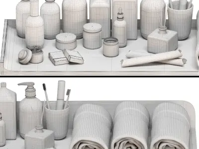 Bathroom Accessories 2 3D model