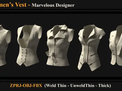 36 pcs of Men and Women Clothing  3D model