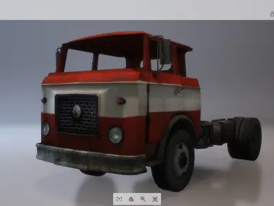 Vehicle - Truck 08 Low-poly 3D model