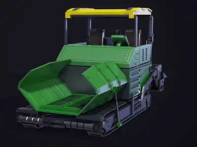 Asphalt Pawer PBR Gameready Low-poly 3D model