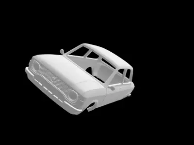 Fiat 128  3D print model