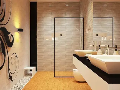 Modern Bathroom 3D model