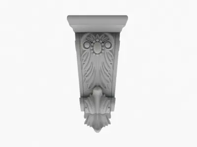 Scroll Corbel 59 - 3D Printable 3D model