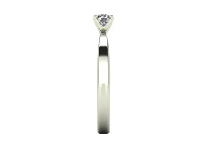 Solitaire Women Diamond Fashion Ring R9 3D print model