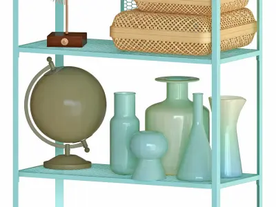 BAGGEBO Shelving unit 3D model