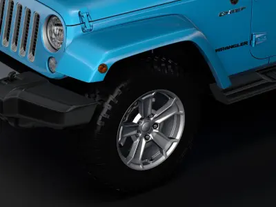 Jeep Wrangler Unlimited Chief JK 2017 3D model