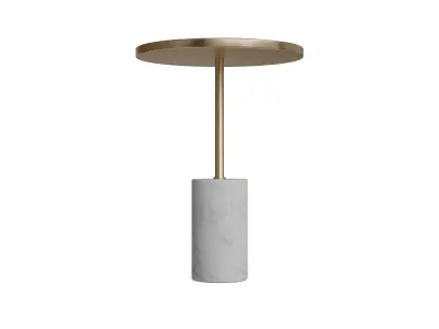 Narro Brass Side Table Low-poly 3D model