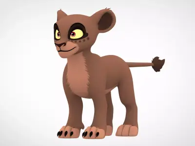 Mjanja Cub 3D model