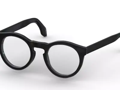 Pantos Glasses Low Poly PBR Realistic Low-poly 3D model