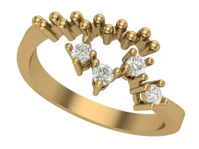 Open Ended Ring 3D print model