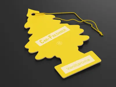 Little Trees Car Freshener Vanillaroma Juice 3D model