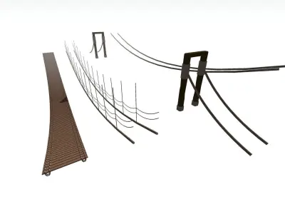BRIDGE Rope Bridge 3D print model