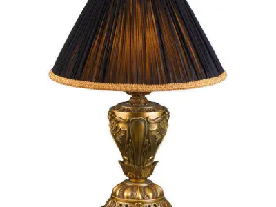  European style table lamp 3D print model