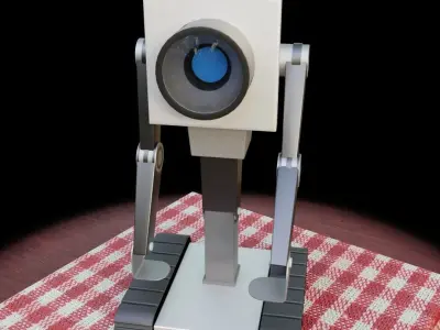 Butter Passing Robot from Rick and Morty 3D model