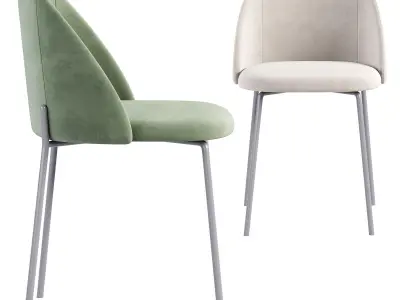 Chair Monty mint  3D model