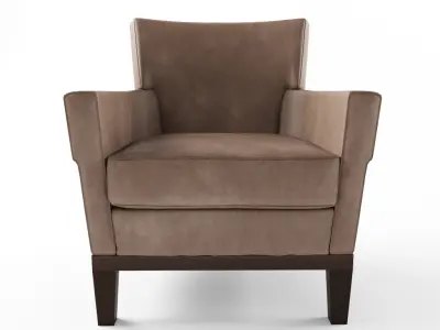 Holly hunt jockey club chair 3D model