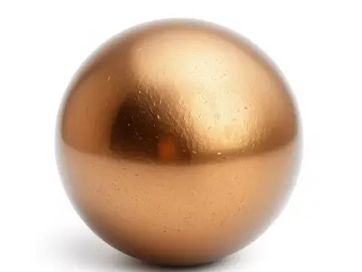 Copper Metal HQ PBR Textures Set Texture