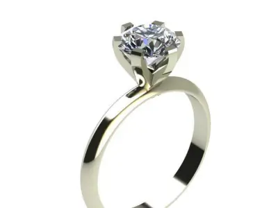 engagement ring  3D print model