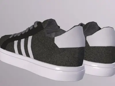 ADIDAS CLASSIC SHOES PBR Low-poly 3D model