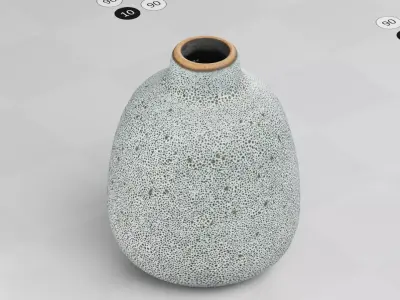 Vase Decorative Small - Photogrammetry Scan Low-poly 3D model