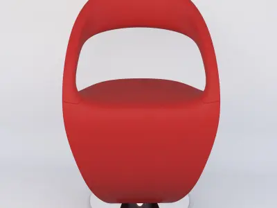 modern chair Low-poly 3D model