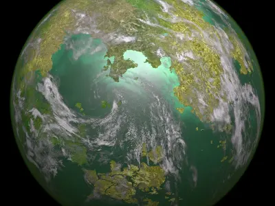 Felucia - Star Wars Planet Texture Free 3D model