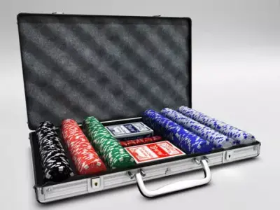 Poker case 3D model