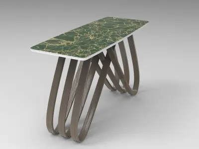 Oddy Table Low-poly 3D model