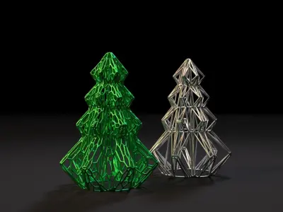 Christmas tree decor 3D print model buy
