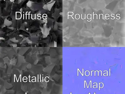 Heavy Duty Workout Glove with Reinforced Palm Low-poly 3D model