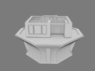 F16 House Maquette Architecture 3D model