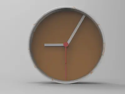 Khug Clock Low-poly 3D model
