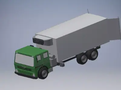 China refrigeration truck  3D model