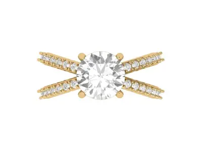 Wedding Ring  3D print model 2