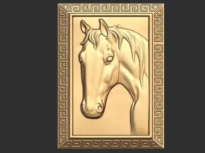 Horse Pendant 3D print model purchase