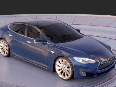 2016 Tesla Model S 3D model