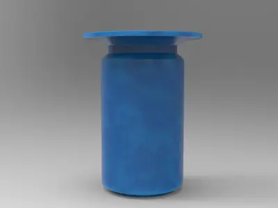 Call Side Table Low-poly 3D model