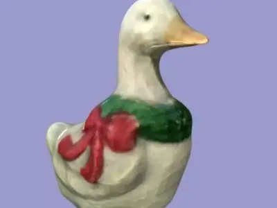 Christmas Duck 3D model