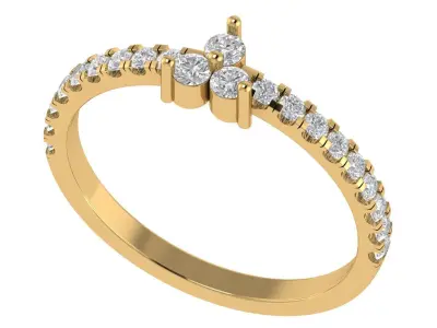 Diamond Ring 3D print model